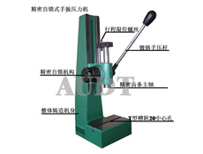 齒輪齒條式(shi)精(jīng)密手扳壓力(li)機(jī)
